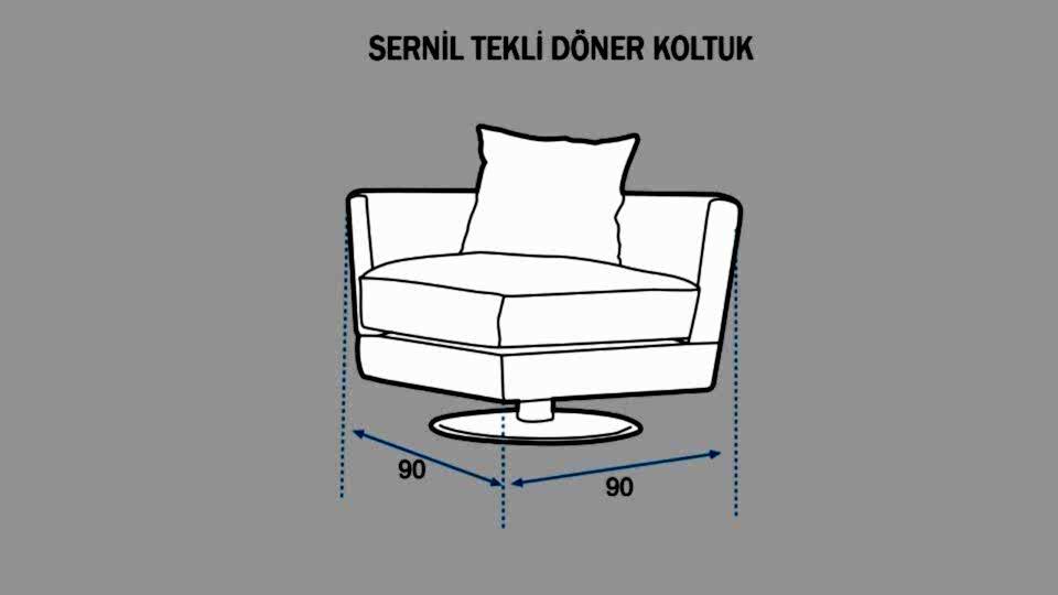 Sernil Tekli Döner Koltuk