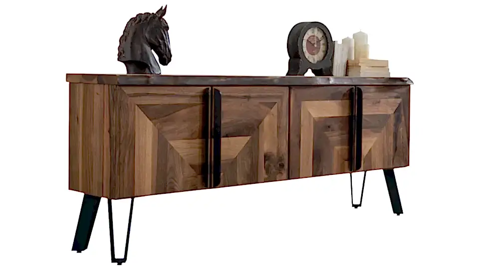 Naturel Ceviz Konsol